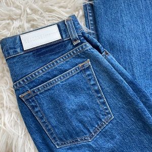 Re/done original dark denim wash jeans